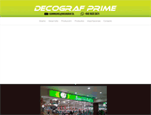 Tablet Screenshot of decograf.cl