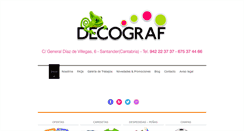 Desktop Screenshot of decograf.es